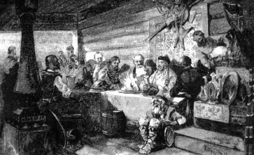 Н Карзин Пир у князя Владимира Народ всегда требует хлеба и зрелищ - фото 172