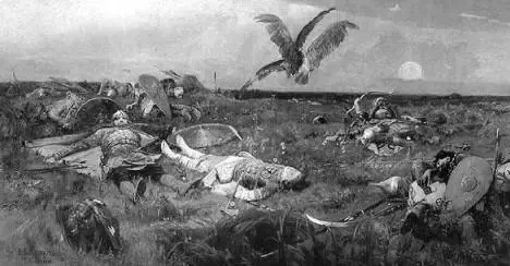 ВМ Васнецов После побоища 1880 Разгром русского войска был полнейший - фото 285