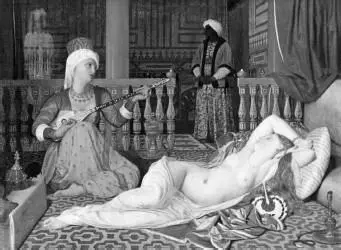 Энгр Жан Огюст Доминик Одалиска и ее рабыня 1839 Женщина и ее раб - фото 393