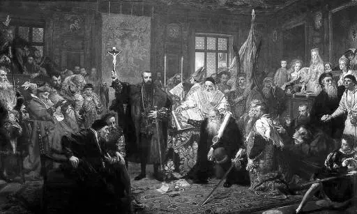 Я Матейко Люблинская уния 1569 г В восторге от поляков не были и литовцы - фото 397