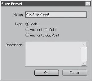 Рис 69Диалог Save Preset Сохранить настройки 3 В поле Name Имя - фото 95