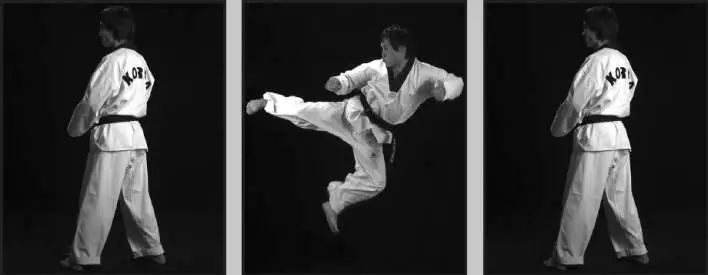 43115 Боковой прямой удар в прыжке 43116 Боковой реверсивный дальней - фото 62