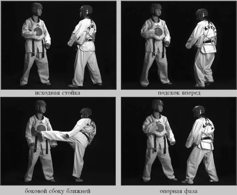 5335 Подскок вперед боковой сбоку ближней в туловище боковой сбоку - фото 100