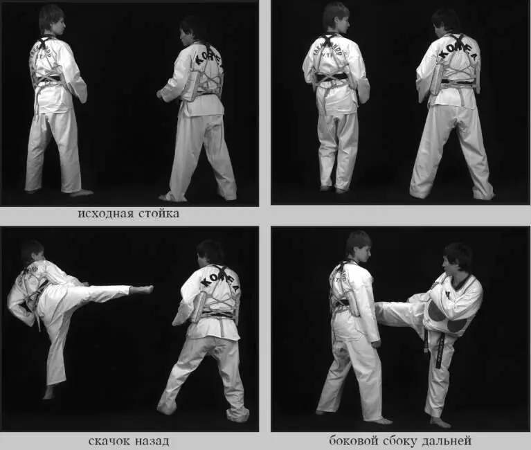 544 Скачок назад от бокового прямого боковой сбоку дальней 545 Шаг - фото 132