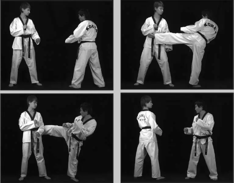 7421 Отработка комбинации боковой сбоку ближней боковой сбоку дальней - фото 223