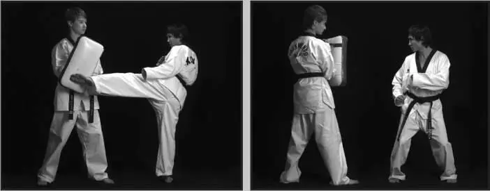 7423 Отработка комбинации боковой сбоку ближней боковой сбоку дальней - фото 230