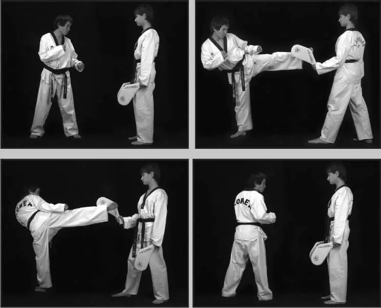 7424 Отработка комбинации боковой сбоку ближней боковой сбоку дальней - фото 231