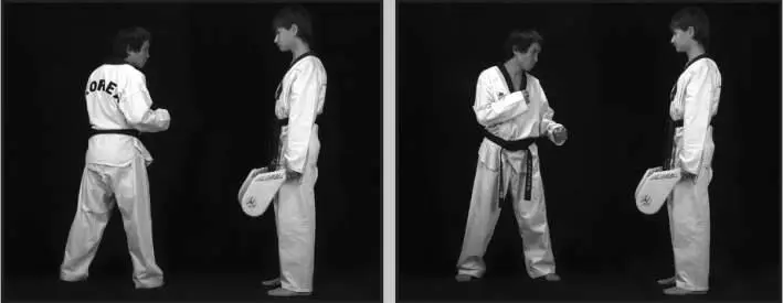 7424 Отработка комбинации боковой сбоку ближней боковой сбоку дальней - фото 233