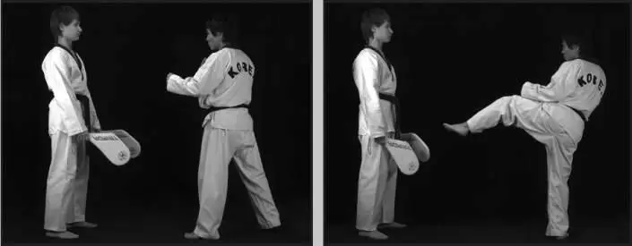 74210 Отработка комбинации финт ближней со скользящим шагом боковой сбоку - фото 245