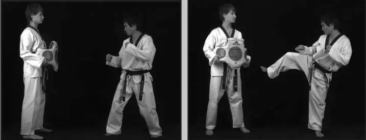 74213 Отработка комбинации финт дальней со скользящим шагом боковой сбоку - фото 251