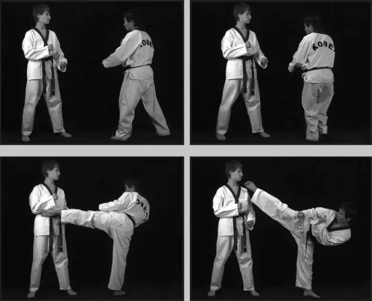 74225 Отработка комбинации подскок вперед боковой сбоку ближней в - фото 266