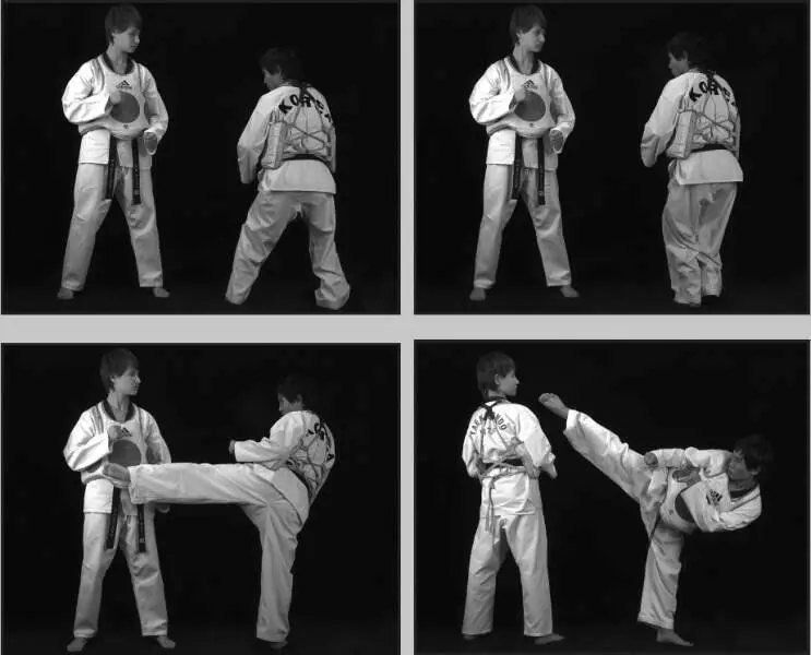 74226 Отработка комбинации подскок вперед боковой сбоку ближней в - фото 267