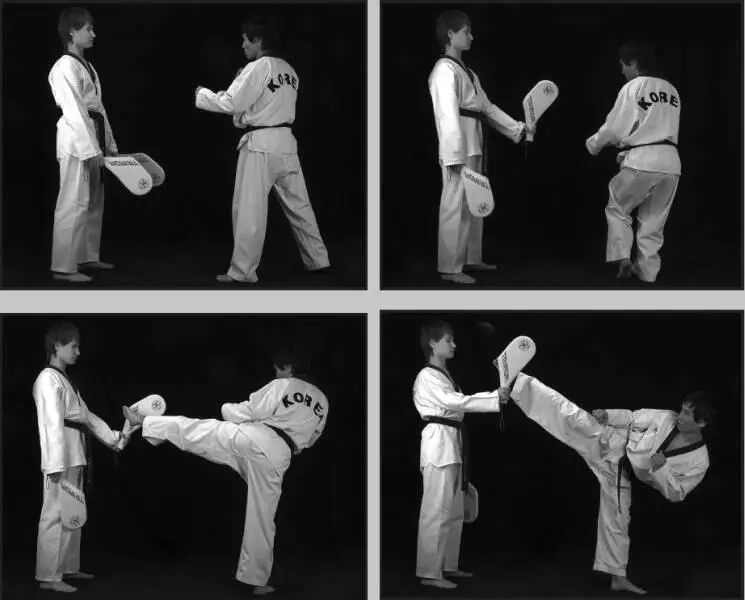 74228 Отработка комбинации подскок вперед боковой сбоку ближней в - фото 269