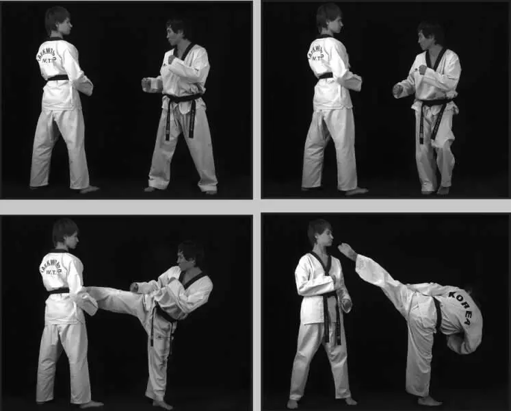 74229 Отработка комбинации подскок вперед боковой сбоку ближней в - фото 270