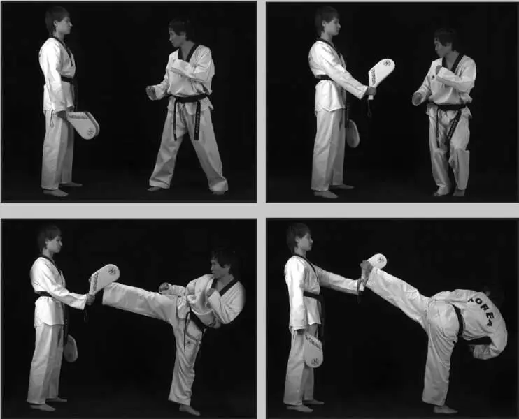 74231 Отработка комбинации подскок вперед боковой сбоку ближней в - фото 272