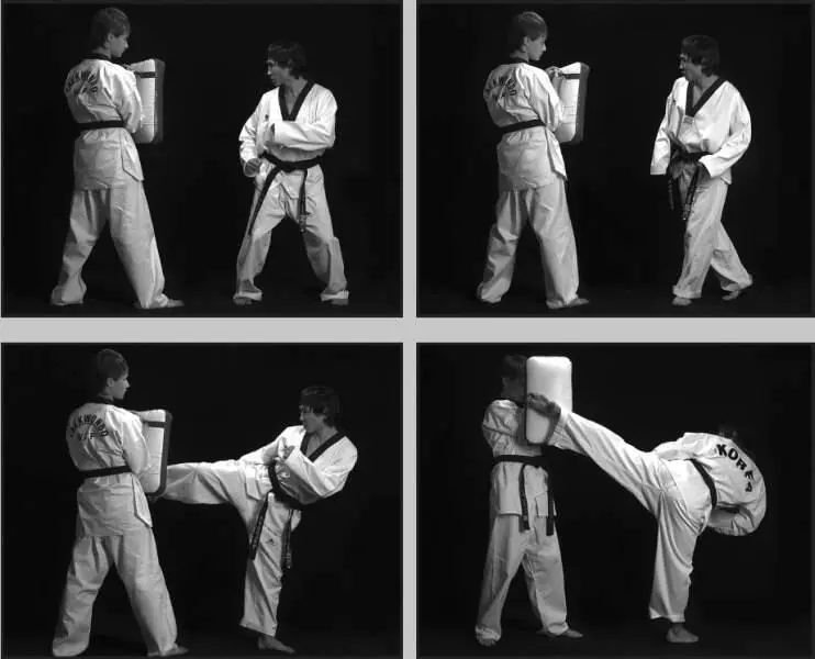 74232 Отработка комбинации подскок вперед боковой сбоку ближней в - фото 273