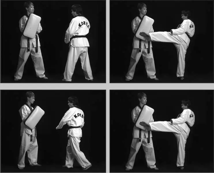 74235 Отработка комбинации боковой сбоку ближней скрестный шаг вперед - фото 278