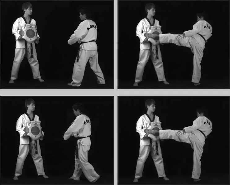 74236 Отработка комбинации боковой сбоку ближней скрестный шаг вперед - фото 280