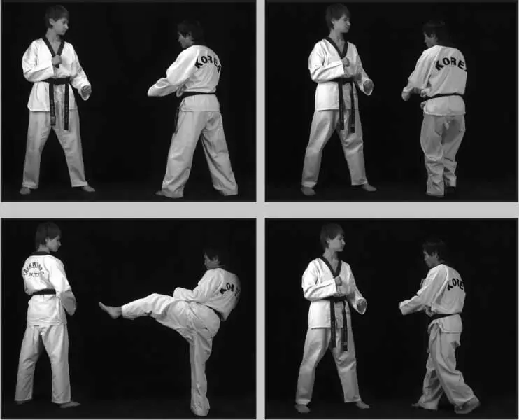 74238 Отработка комбинации подскок вперед финт ближней со скользящим - фото 284