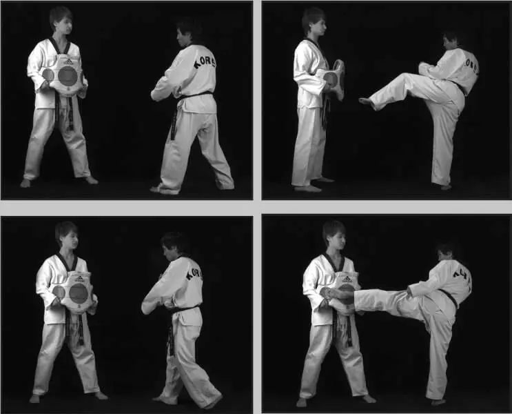 74240 Отработка комбинации подскок вперед финт ближней со скользящим - фото 288