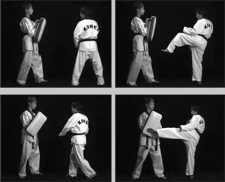 74241 Отработка комбинации подскок вперед финт ближней со скользящим - фото 289