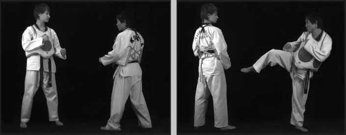 74254 Отработка комбинации финт дальней со скользящим шагом задний - фото 308