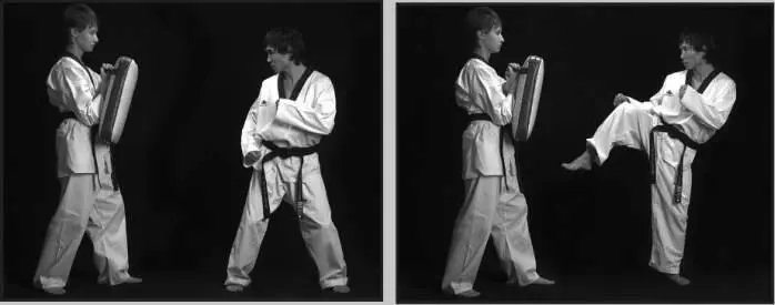 74255 Отработка комбинации финт дальней со скользящим шагом задний - фото 310