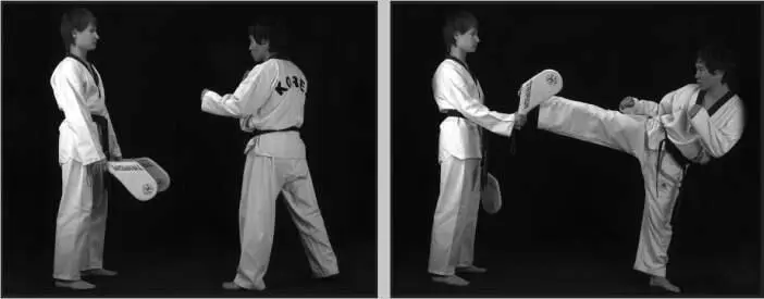 74262 Отработка комбинации боковой сбоку дальней задний обратный в паре с - фото 324