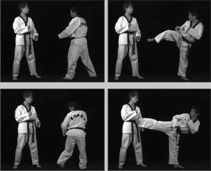 74273 Отработка комбинации финт дальней со скользящим шагом подшаг задний - фото 340