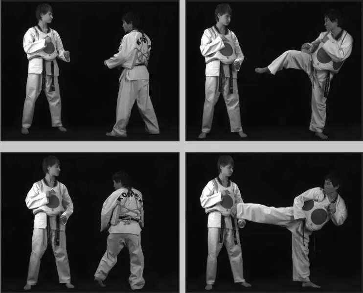 74274 Отработка комбинации финт дальней со скользящим шагом подшаг задний - фото 341