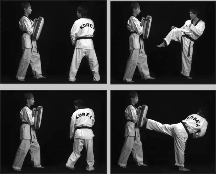 74275 Отработка комбинации финт дальней со скользящим шагом подшаг задний - фото 342