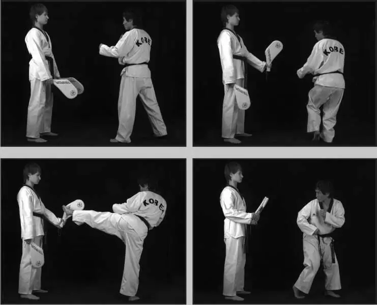 74282 Отработка комбинации подскок вперед боковой сбоку ближней подшаг - фото 353