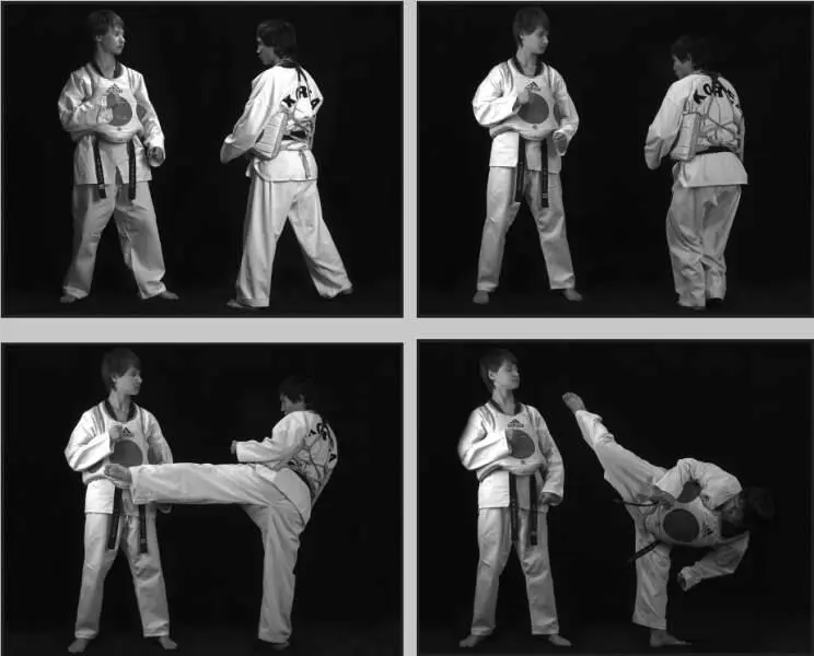 74287 Отработка комбинации подскок вперед боковой сбоку ближней обратный - фото 362