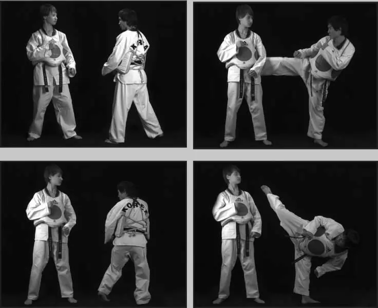 74290 Отработка комбинации боковой сбоку дальней подшаг обратный круговой - фото 365