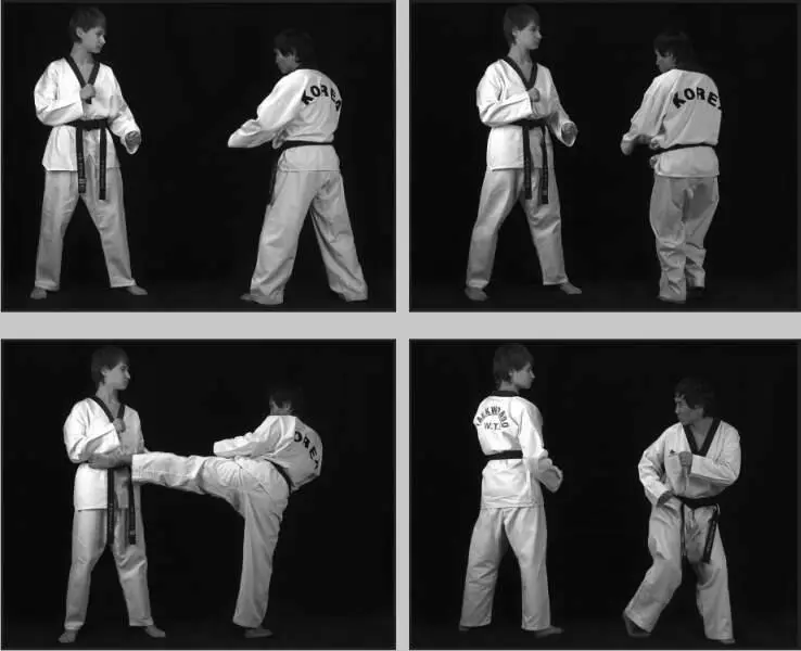 74292 Отработка комбинации подскок вперед боковой сбоку ближней подшаг - фото 367