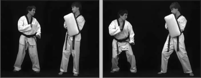 74298 Отработка комбинации скачок назад боковой сбоку дальней в паре с - фото 378