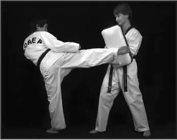 74298 Отработка комбинации скачок назад боковой сбоку дальней в паре с - фото 379