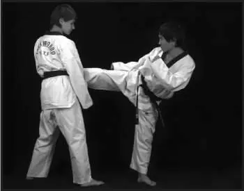 742101 Отработка комбинации скачок назад скачок назад боковой сбоку - фото 385