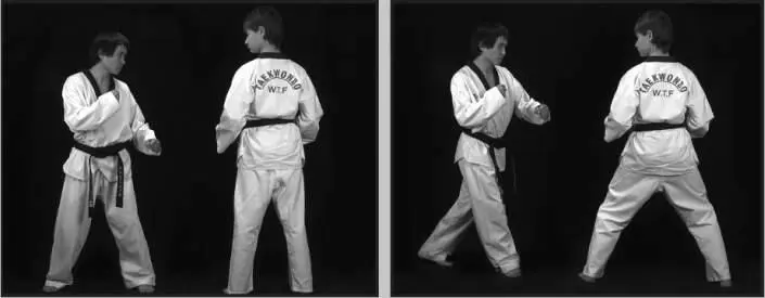 742103 Отработка комбинации скрестный шаг назад ближней боковой сбоку - фото 388