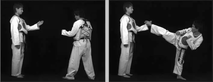 742116 Отработка обратного кругового удара в средний уровень в паре с - фото 408