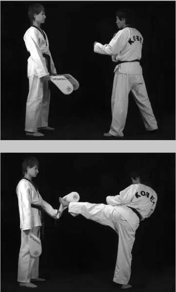 Рис 9521 Постановка лапы для бокового удара сбоку ближней в туловище Рис - фото 466