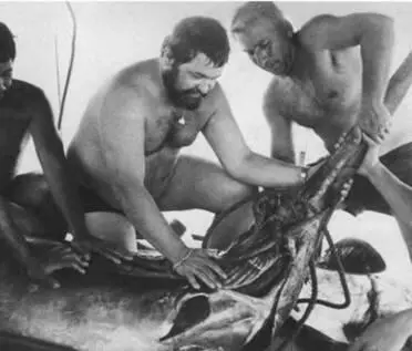 Поймана рыбапила Куба 1976 г С Мэри Хемингуэй Москва 1969 г На охоте - фото 22