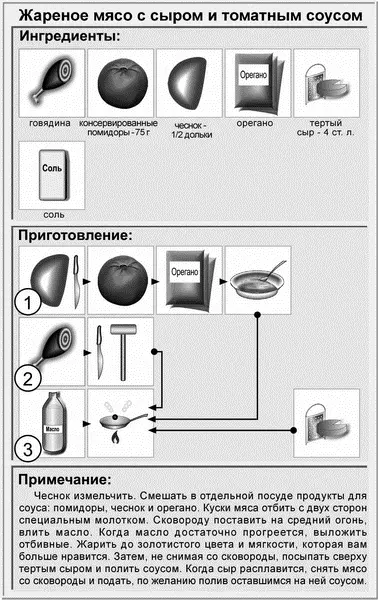 жареное мясо с луком и сыром 2 порции Ингредиенты 2 говяжьи отбивные или 2 - фото 15