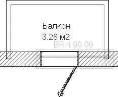 Рис 430 Установка двери на балкон 8 Перейдите на первый этаж проектируемого - фото 399