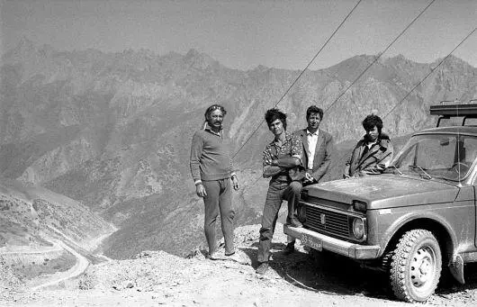Испытания тормозов на Памире 1984 год У сопровождающей Нивы В Маштаков - фото 191