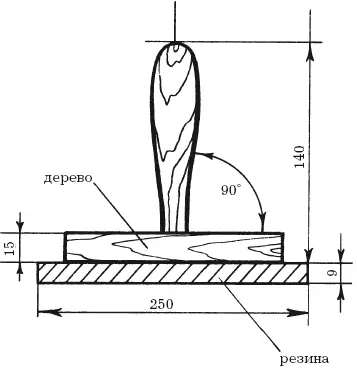 Рис 3 Шпательполутерок размеры даны в мм Гораздо удобнее наносить - фото 3