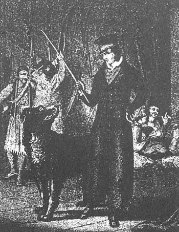 Байрон со своей любимой собакой В середине января 1816 года леди Байрон уехала - фото 14