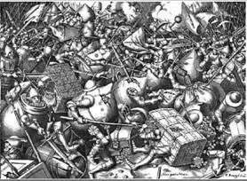 Война сундуков с копилками Рисунок Питера Брейгеля Старшего 1563 Форма - фото 69