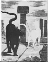 Кошачье свидание Рисунок Эдуарда Мане 1868 Служебные произведения - фото 80