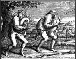 Два волынщика Рисунок Питера Брейгеля Старшего 1560 Охрана фонограмм - фото 96